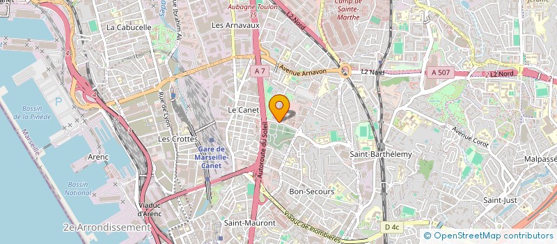 localisation de l'entreprise SECUMAX à MARSEILLE