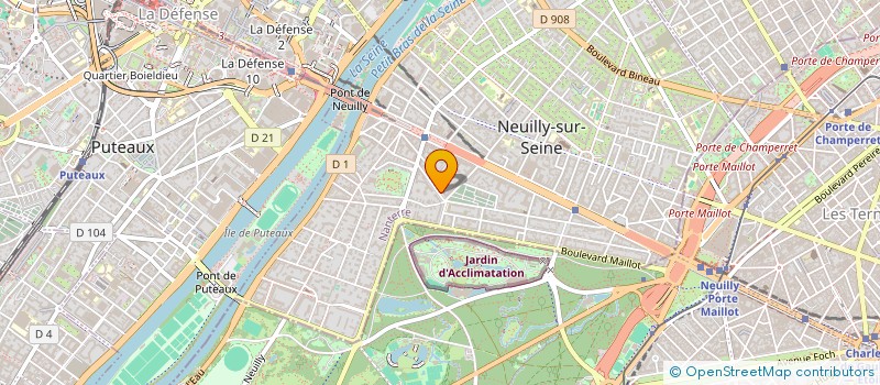 localisation de l'entreprise SECUNAGE à NEUILLY-SUR-SEINE