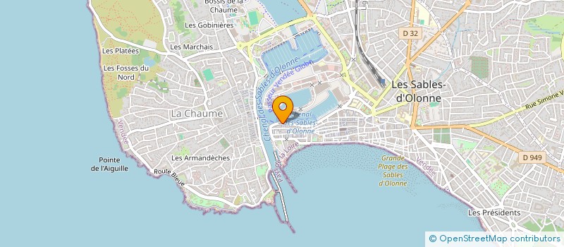 localisation de l'entreprise SECUNDO à LES SABLES D'OLONNE