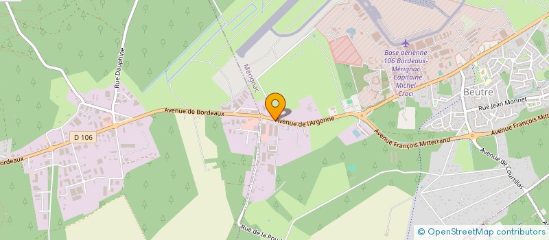 localisation de l'entreprise SECUNDUS  MERIGNAC