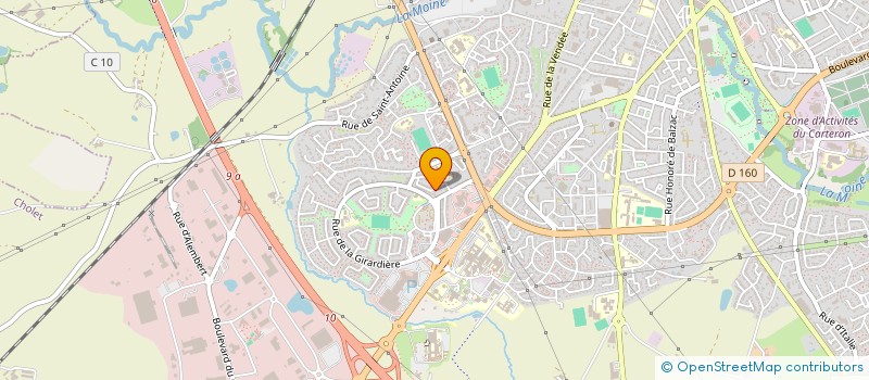 localisation de l'entreprise SECUPRO 49 à CHOLET