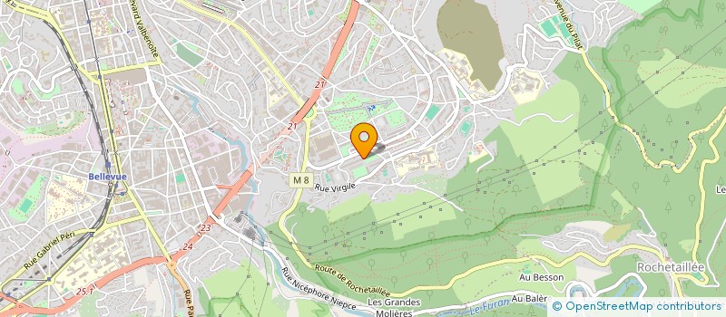 localisation de l'entreprise SECUPRO  SAINT-ETIENNE