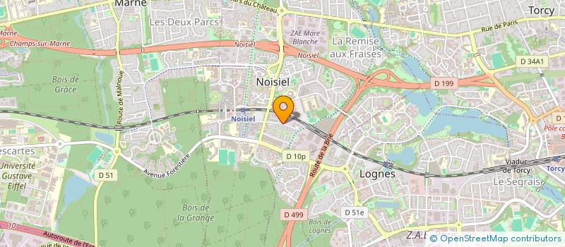 localisation de l'entreprise SECUPRO SECURITE PRIVEE à NOISIEL