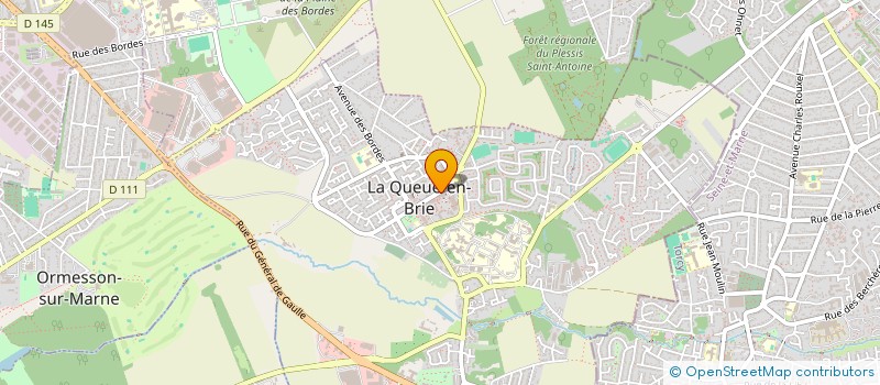 localisation de l'entreprise SECUPRUDENCE  LA QUEUE-EN-BRIE