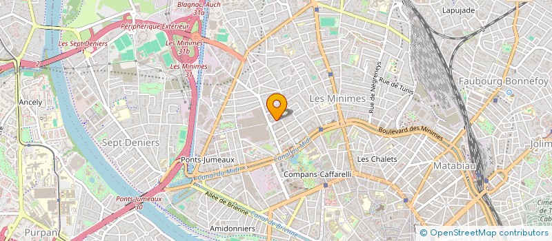 localisation de l'entreprise SECUR'CITY  TOULOUSE