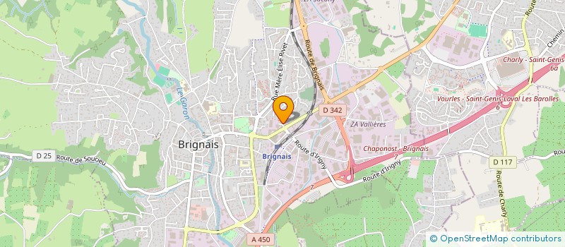 localisation de l'entreprise SECUR'CONNECT à BRIGNAIS