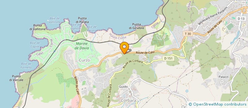 localisation de l'entreprise SECUR'ELEC à CORBARA