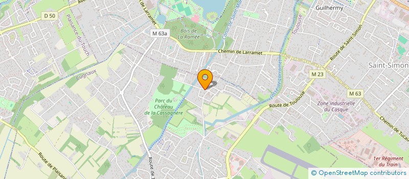 localisation de l'entreprise SECUR'FAMILLY&CO à CUGNAUX