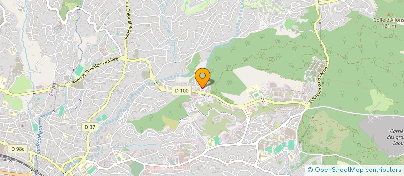 localisation de l'entreprise SECUR'FORM  SAINT-RAPHAEL