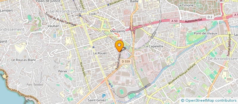 localisation de l'entreprise SECUR GARDIEN PREVENT PROT (S.G.2.P) à MARSEILLE