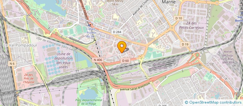 localisation de l'entreprise SECUR INDOOR à CRETEIL