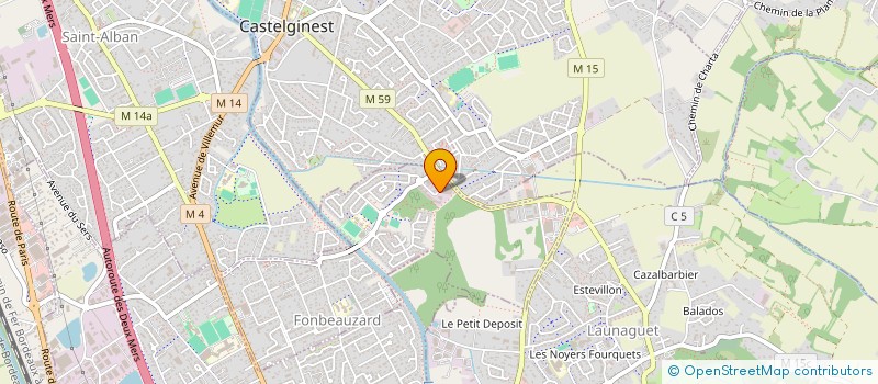 localisation de l'entreprise SECUR'IT à FONBEAUZARD