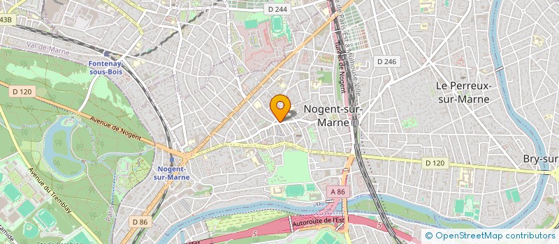 localisation de l'entreprise SECUR PERMIS  NOGENT-SUR-MARNE