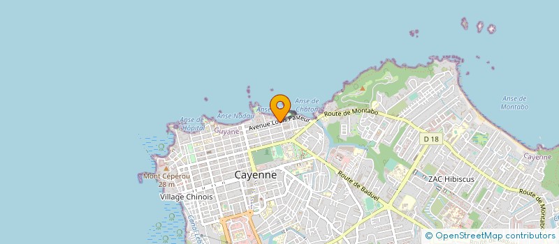 localisation de l'entreprise SECUR'S à CAYENNE