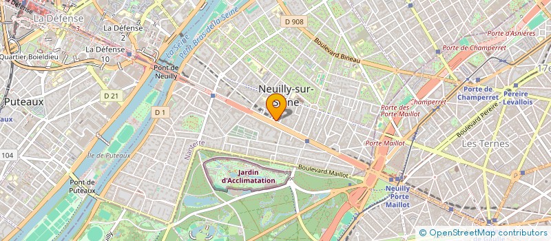 localisation de l'entreprise SECUR SERVIC ETUD USAGER ROUTE à NEUILLY-SUR-SEINE