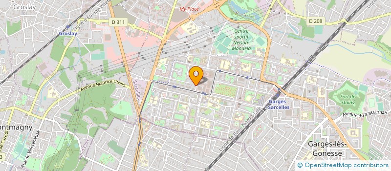 localisation de l'entreprise SECURE à SARCELLES