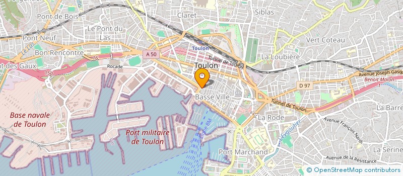 localisation de l'entreprise SECURE-BOATS  TOULON