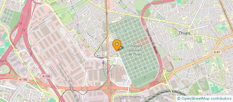 localisation de l'entreprise SECURE ECHAFAUDAGE  THIAIS