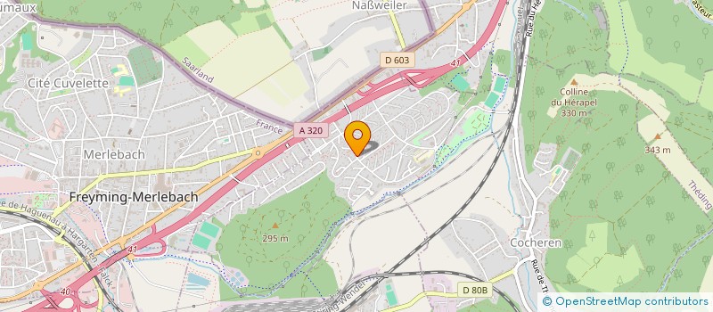 localisation de l'entreprise SECURE GROUP  FREYMING-MERLEBACH