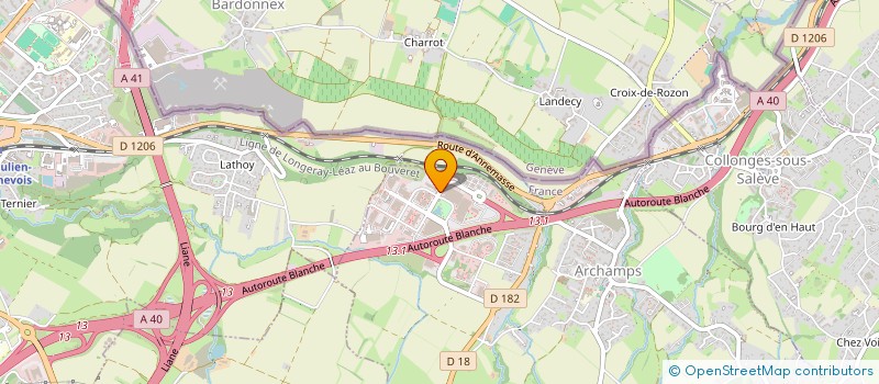 localisation de l'entreprise SECURE4GOOD  ARCHAMPS