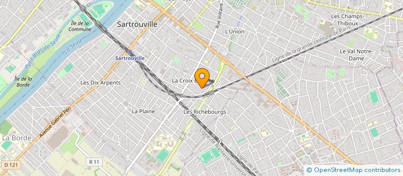 localisation de l'entreprise SECURECORD  SARTROUVILLE