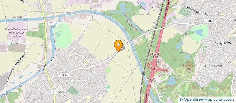 localisation de l'entreprise SECURELEC SOCEM à COURRIERES