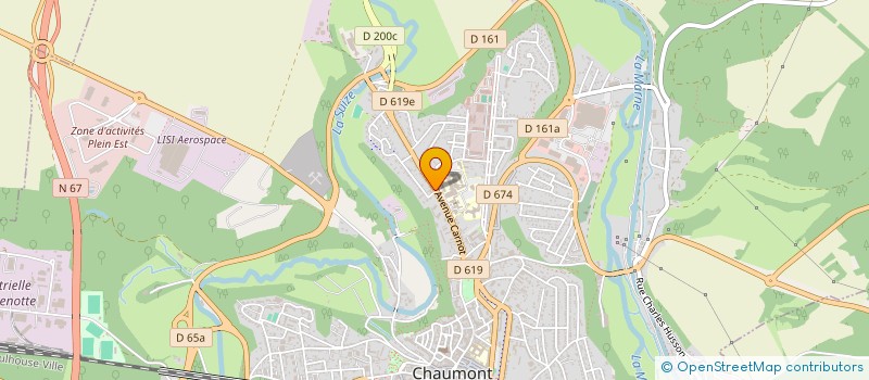 localisation de l'entreprise SECUREST à CHAUMONT