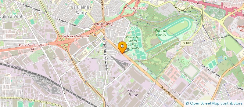 localisation de l'entreprise SECURETRUST  VENISSIEUX