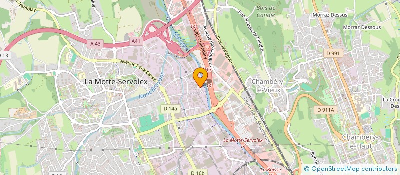 localisation de l'entreprise SECURHIT GROUP à LA MOTTE-SERVOLEX