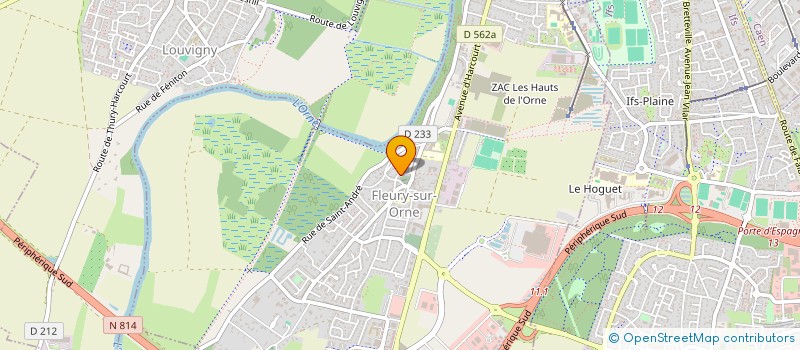 localisation de l'entreprise SECURI'DOM à FLEURY-SUR-ORNE