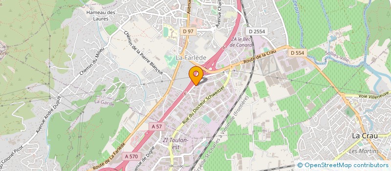 localisation de l'entreprise SECURI FRANCE à LA FARLEDE