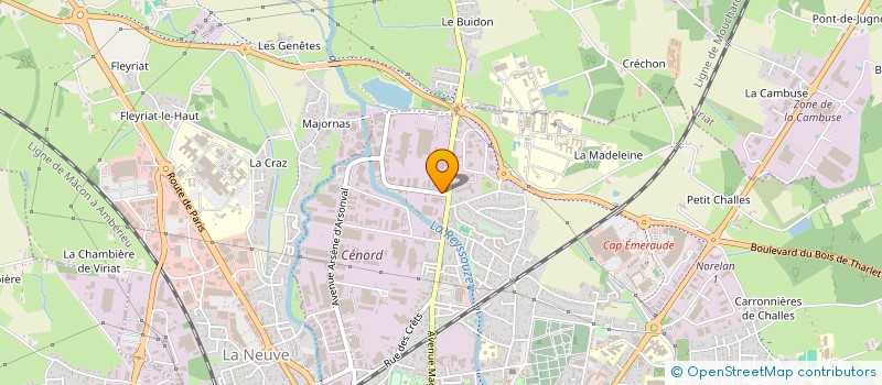 localisation de l'entreprise SECURI GARDE SURVEILLANCE à BOURG-EN-BRESSE