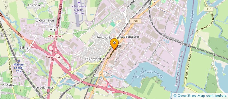 localisation de l'entreprise SECURI-PRO 71 à MACON