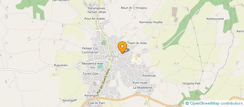 localisation de l'entreprise SECURI-PRO à LANMEUR