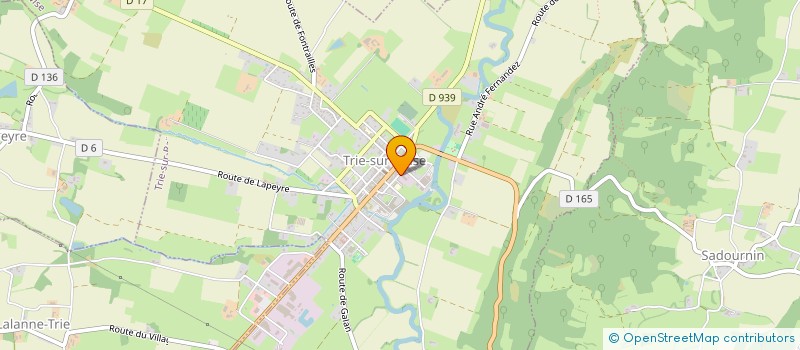 localisation de l'entreprise SECURI ' S  TRIE-SUR-BAISE