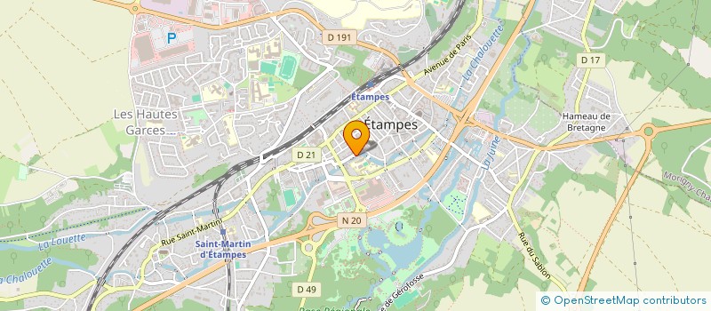 localisation de l'entreprise SECURI TEAM  ETAMPES