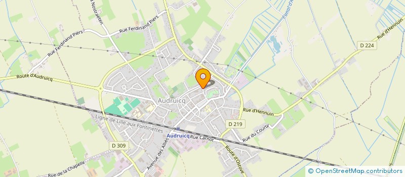 localisation de l'entreprise SECURI-TEK à AUDRUICQ