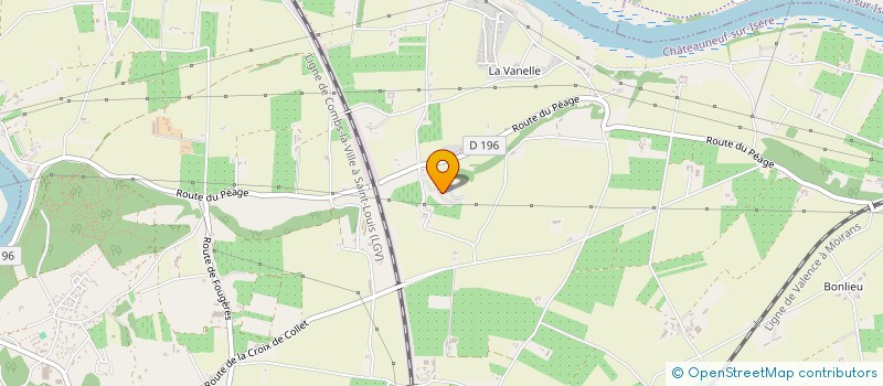 localisation de l'entreprise SECURI'TP à CHATEAUNEUF-SUR-ISERE