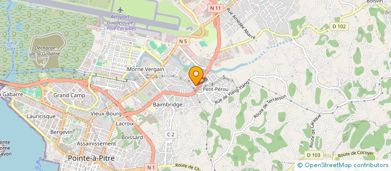 localisation de l'entreprise SECURIATECH ENGINEERING à LES ABYMES