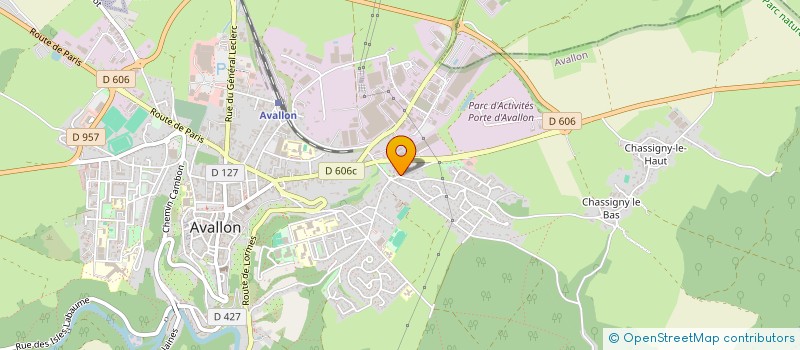 localisation de l'entreprise SECURIBAIE à AVALLON