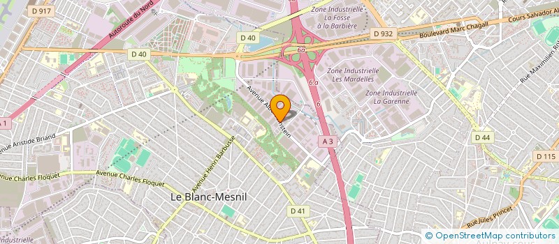 localisation de l'entreprise SECURIBAIL à LE BLANC-MESNIL
