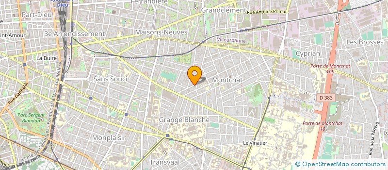 localisation de l'entreprise SECURIBAT RHONE ALPES à LYON