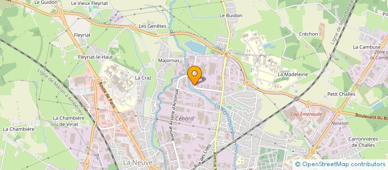 localisation de l'entreprise SECURICAR à BOURG-EN-BRESSE