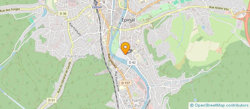 localisation de l'entreprise SECURICLIC à EPINAL