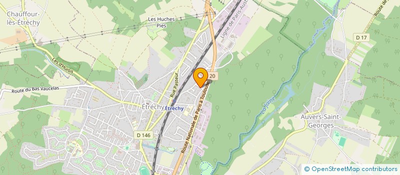 localisation de l'entreprise SECURICOM.FR à ETRECHY