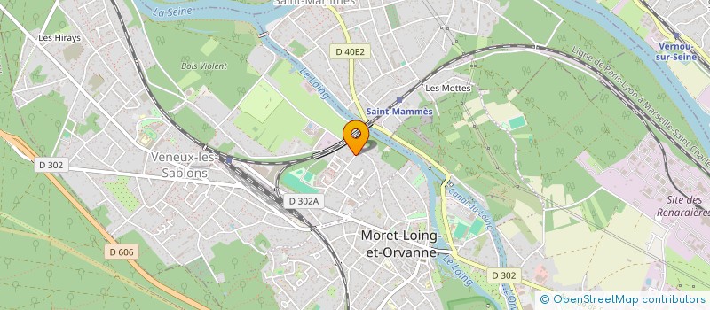 localisation de l'entreprise SECURIDEX.FR  MORET-LOING-ET-ORVANNE