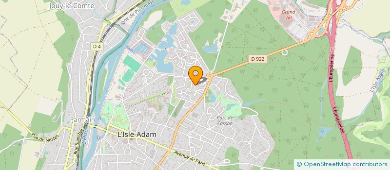 localisation de l'entreprise SECURIFE SECURITE PRIVEE (SSP)  L'ISLE-ADAM