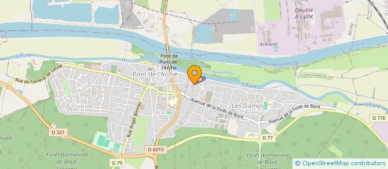 localisation de l'entreprise SECURIFEU SARL à LES DAMPS