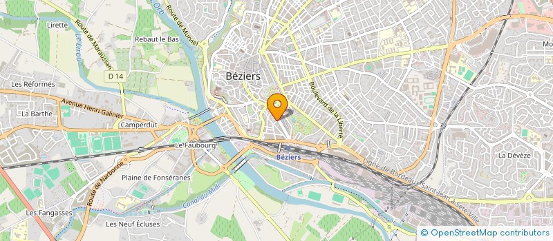 localisation de l'entreprise SECURIFILET  BEZIERS