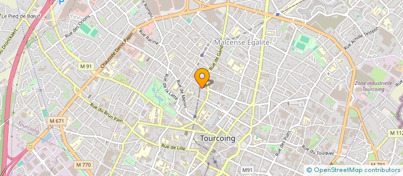 localisation de l'entreprise SECURIFORME à TOURCOING